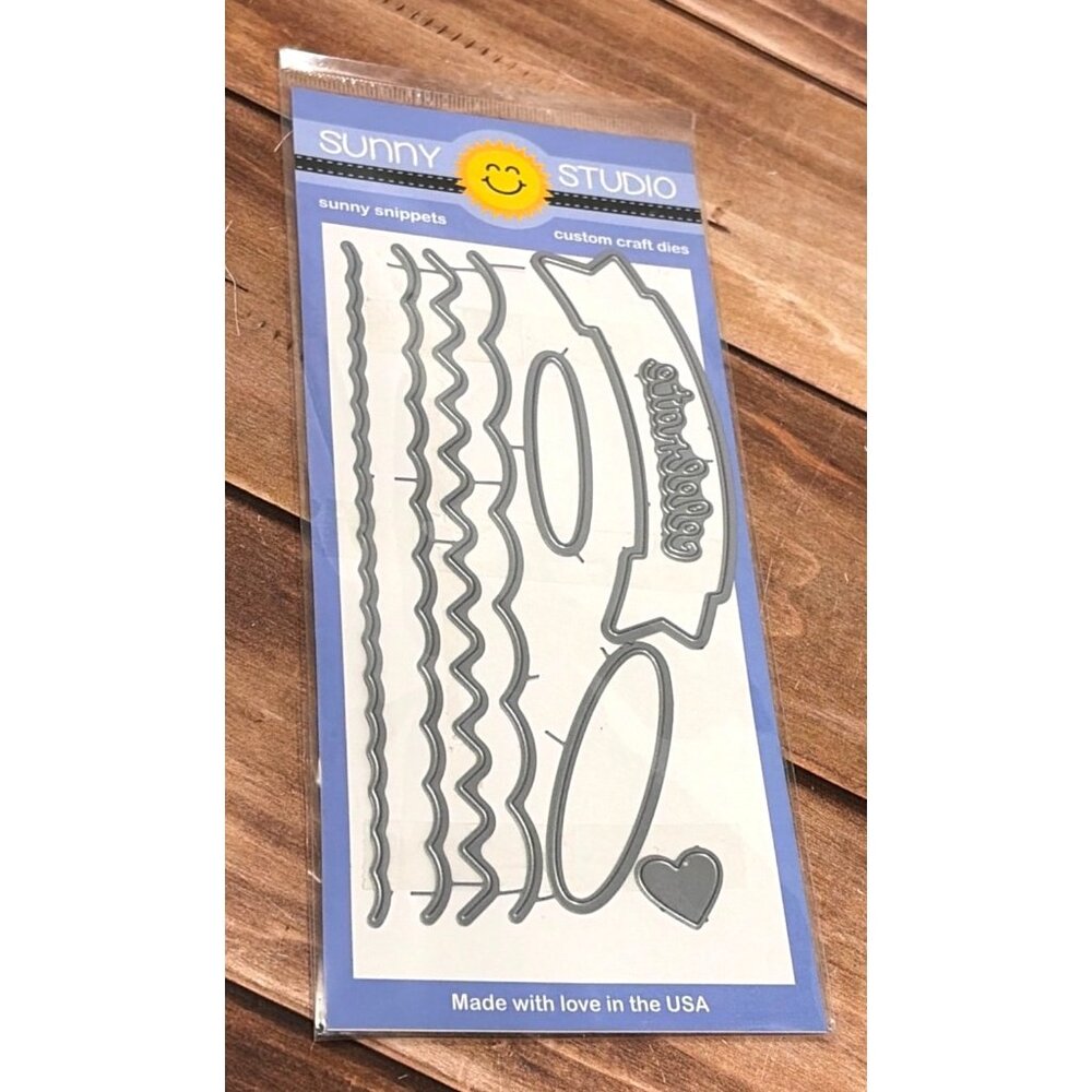 HTF Sunny Studio SS-012 SUNNY BORDERS Dies For Crafts Made In USA 9 PIECE